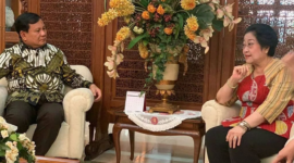 Ketua Umum PDI Perjuangan Megawati Soekarnoputri bersama Presiden Ri dan juga Ketua Umum Partai Gerindra, Prabowo Subianto. (Instagram.com/@presidenmegawati)