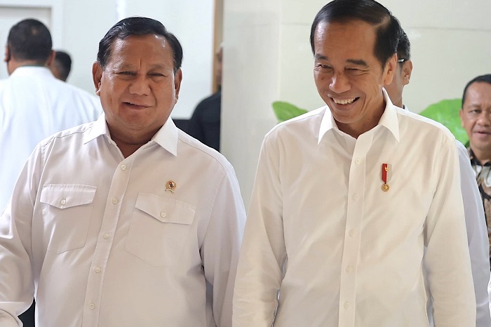 Presiden Indonesia, Prabowo Subianto bersama Mantan Presiden Ke 7  Joko Widodo. (Instagram.com @Prabowo Subianto)