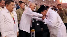 Acara peringatan HUT ke-17 Partai Gerindra yang digelar di Sentul International Convention Center (SICC), Sentul, Bogor. (Facebook.com @Prabowo Subianto)